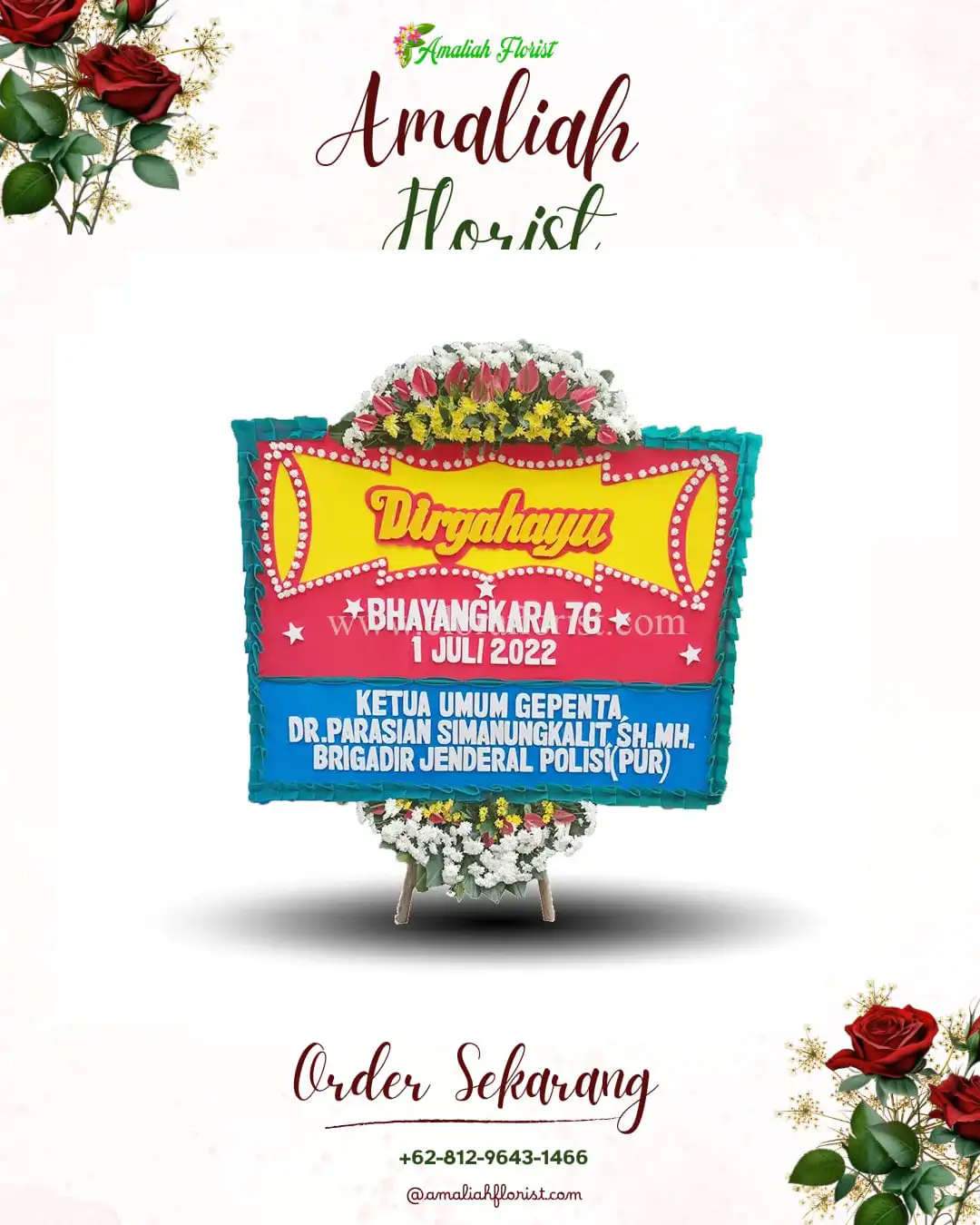 Papan Bunga HUT Ulang Tahun Krueng Sabee